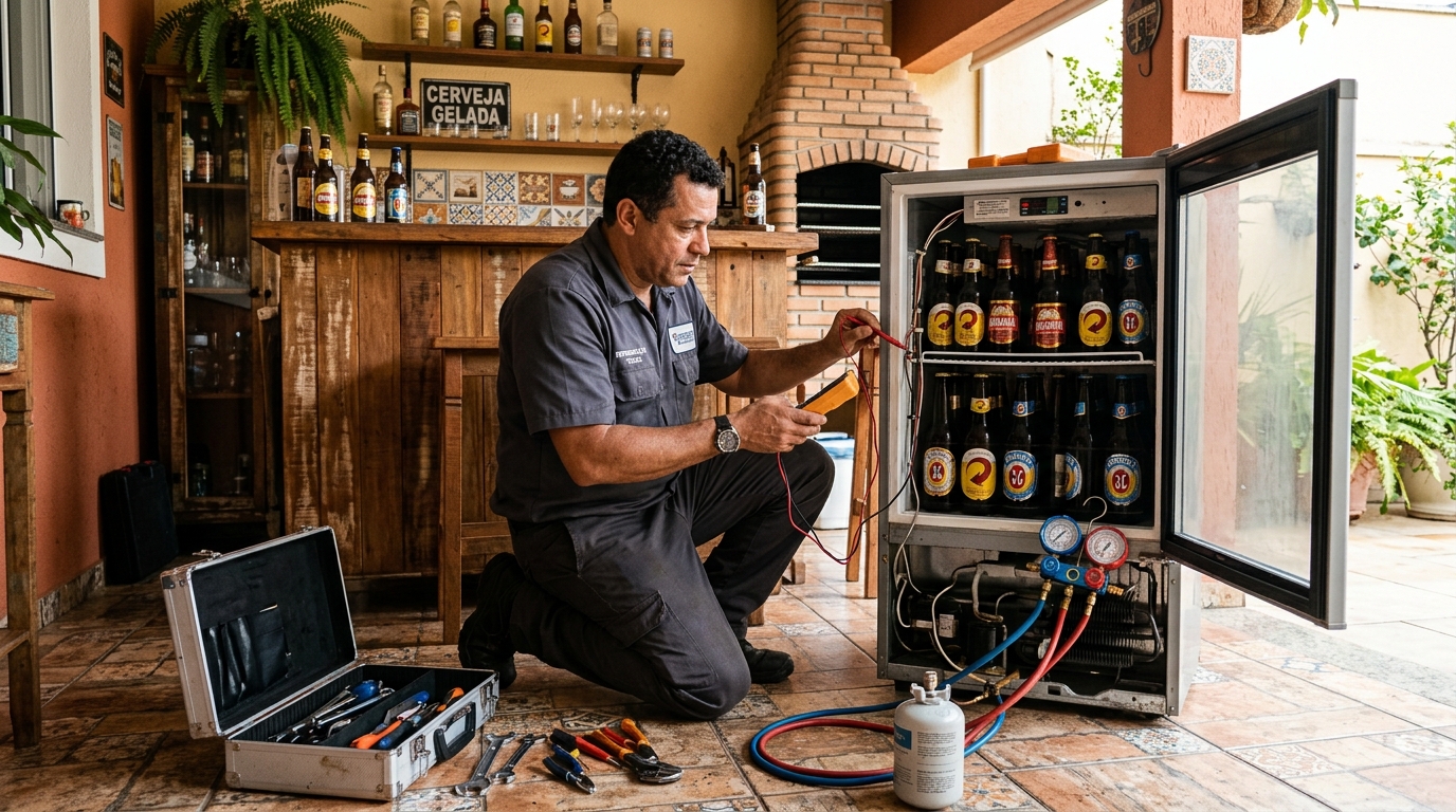 Assistência para Cervejeira Comercial no Guanandi, Campo Grande‑MS