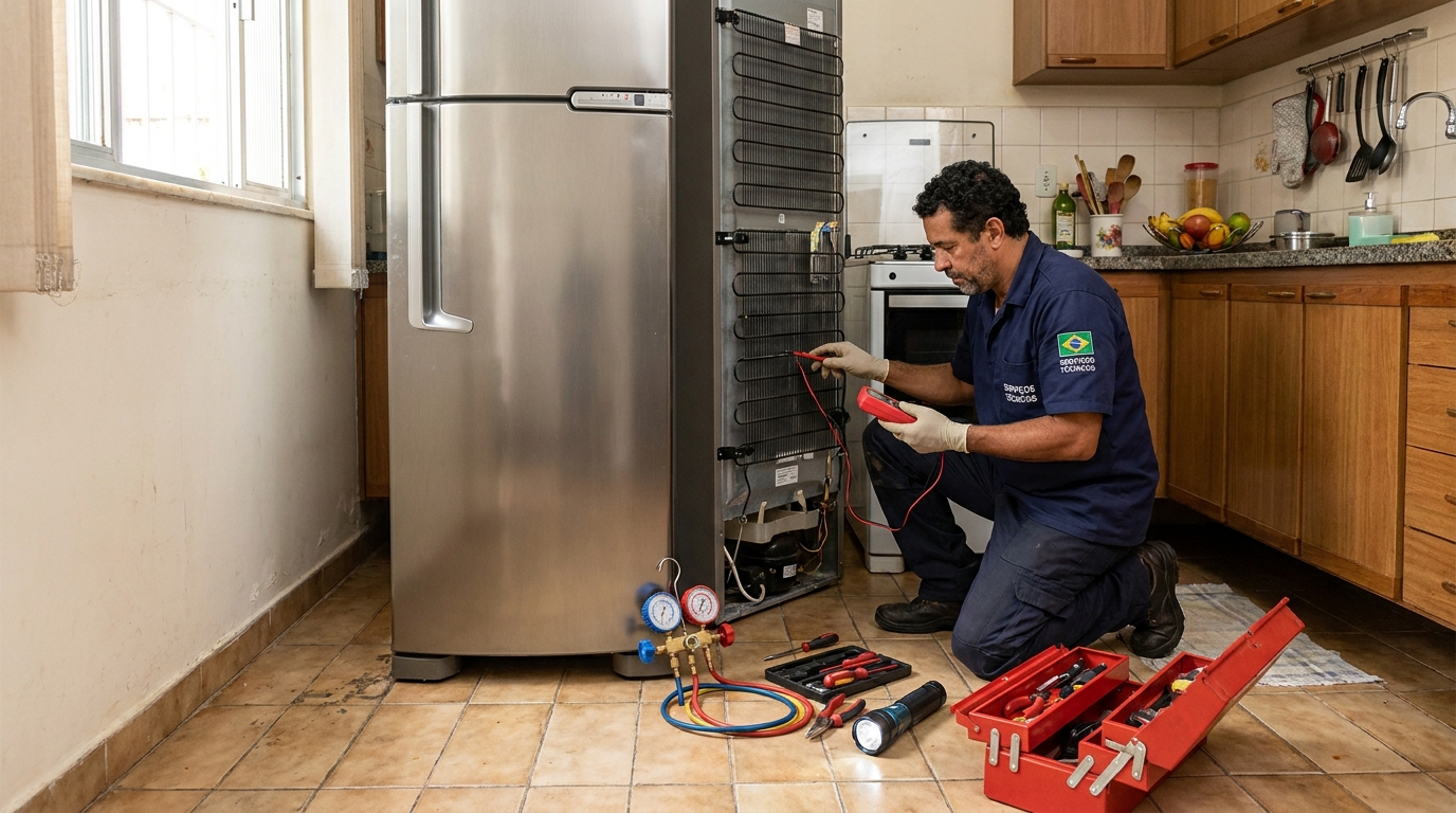 Técnico de geladeira perto de mim em Campo Grande‑MS